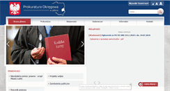 Desktop Screenshot of lublin.po.gov.pl
