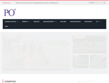 Tablet Screenshot of po.nl