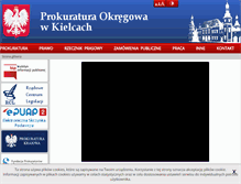 Tablet Screenshot of kielce.po.gov.pl